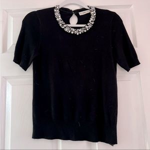 Knit Bejeweled Zara Top
